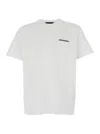 Dsquared2 White T-shirt With Lettering Logo Printed On The Chest In Cotton Man In White