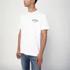 Dsquared2 Men White Crewneck T-shirt With Logo Lettering On The Front In Cotton Man In White