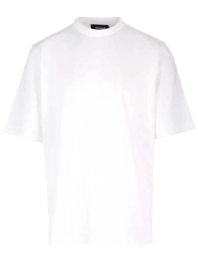 Dsquared2 White T-shirt With Logo On The Back