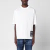 Dsquared2 Logo Patch Crewneck T-shirt In White