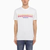 DSQUARED2 DSQUARED2 | WHITE T-SHIRT WITH MULTICOLOURED LOGO