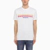 Dsquared2 Cotton Crew-neck T-shirt With Logo Print In White