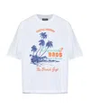 Dsquared2 White T-shirt With Print In White
