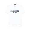 Dsquared2 Logo Printed Crewneck T-shirt In White