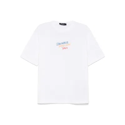 Dsquared2 White T-shirts & Vests - T-shirts Men