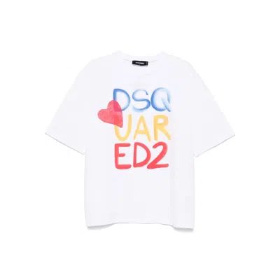 Dsquared2 White T-shirts & Vests - T-shirts Men
