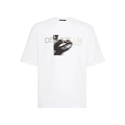 DSQUARED2 DSQUARED2 WHITE T-SHIRTS & VESTS - T-SHIRTS MEN