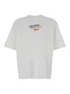 Dsquared2 White T Shirt With Round Neck And Embroidered Logo On The Front In Cotton Woman
