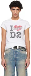Dsquared2 Short Sleeve T-shirt In White