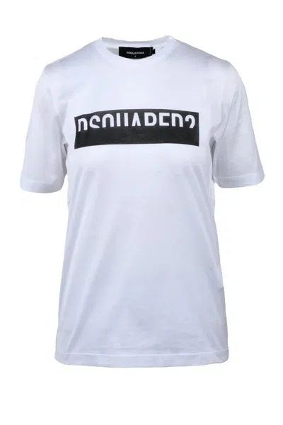 Dsquared2 White Women Cotton T-shirt