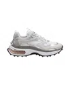 Dsquared2 Sneakers In Leather And Technical Fabric In White