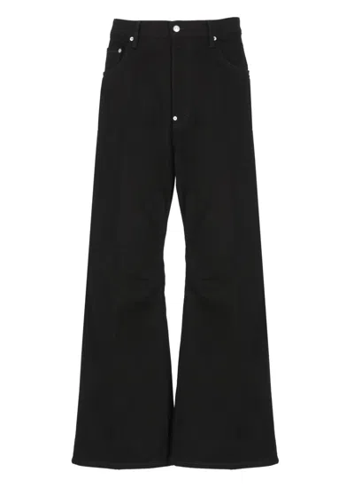 Dsquared2 Wide-leg Black Denim Jeans