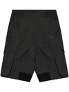 Dsquared2 Wide-leg Cargo Shorts In Black