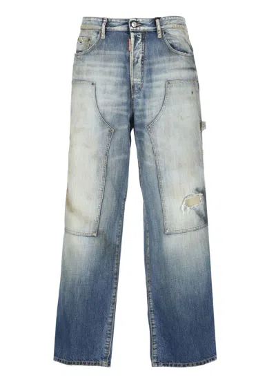 DSQUARED2 DSQUARED2 WIDE LEG CARPENTER JEANS