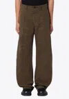 Dsquared2 Ripped Big Chino Pants In Green