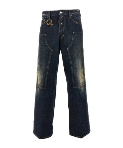 Dsquared2 Wide-leg Denim Trousers