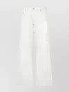 Dsquared2 Wide-leg Denim Trousers With Practical Pockets