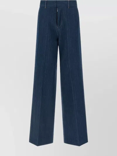 DSQUARED2 WIDE LEG JEANS BELT LOOPS