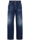 Dsquared2 Wide-leg Jeans In Blue