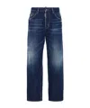 Dsquared2 Wide-leg Jeans In Blue