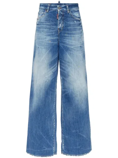 DSQUARED2 WIDE-LEG JEANS