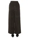 Dsquared2 Dsquared Women Wide Leg Pants In Dark Brown