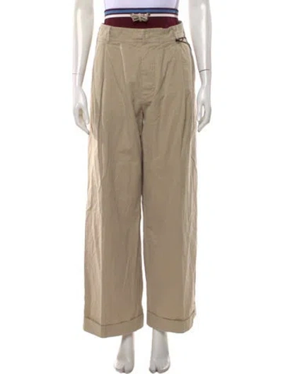 Pre-owned Dsquared2 Wide Leg Pants In Neutrals