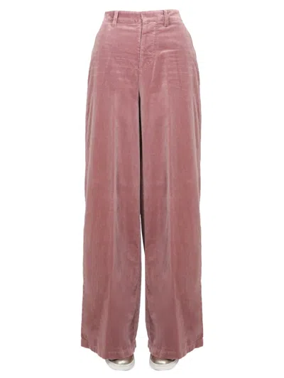 Dsquared2 Wide Leg Pants In Animal Print