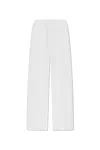 Dsquared2 High-waist Wide-leg Trousers In White