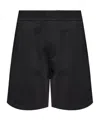 Dsquared2 Elastic-waistband Cotton Shorts In Black