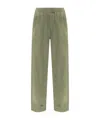 Dsquared2 Cotton Track Pants In Green