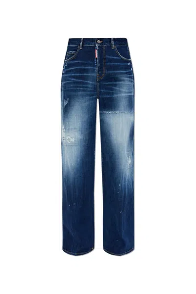 Dsquared2 Dark Everyday Wash Traveller Jeans In Blue