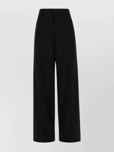 DSQUARED2 WIDE LEG TROUSERS IN VISCOSE STRETCH