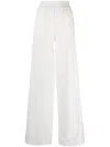 Dsquared2 Wide Leg Trousers In Weiss