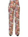 Dsquared2 Wide Pants In Multicolour