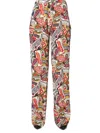 Dsquared2 Wide Pants In Multicolour