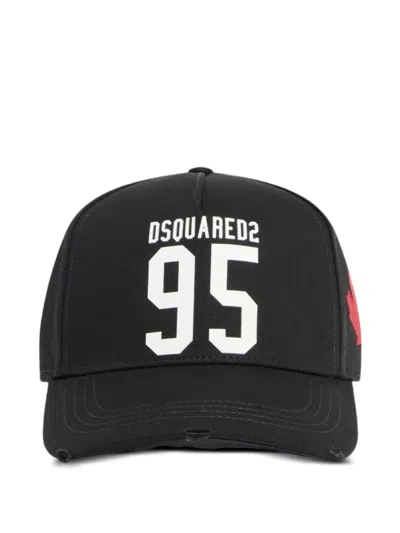 Dsquared2 Wild2 Baseball Cap In Black
