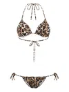 Dsquared2 Wild2 Triangle Bikinis In Brown