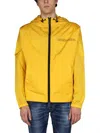 Dsquared2 Dsquared Men Windbreaker With Logo In Yellow