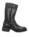 Dsquared2 Woman Ankle Boots Black Size 6.75 Calfskin In Black