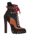 Dsquared2 Woman Ankle Boots Dark Brown Size 6.75 Leather In Brown