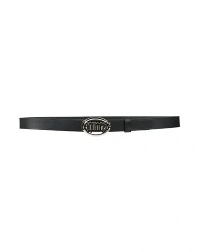 Dsquared2 Woman Belt Black Size 36 Leather