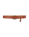 Dsquared2 Woman Belt Brown Size 34 Leather In Brown