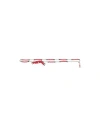 Dsquared2 Woman Belt Red Size Onesize String, Metal In Red