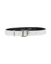DSQUARED2 DSQUARED2 WOMAN BELT WHITE SIZE 36 LEATHER