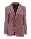 Dsquared2 Woman Blazer Antique Rose Size 8 Cotton, Metallic Fiber In Pink