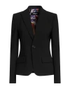 Dsquared2 Woman Blazer Black Size 10 Polyester In Black