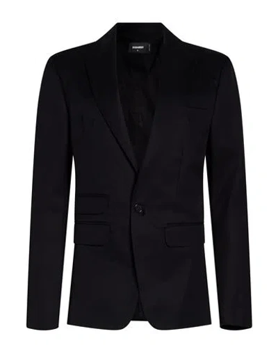 Dsquared2 Woman Blazer Black Size 4 Cotton
