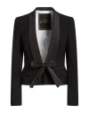 Dsquared2 Woman Blazer Black Size 4 Polyester, Elastane In Black