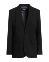Dsquared2 Woman Blazer Black Size 4 Polyester, Virgin Wool, Elastane In Black